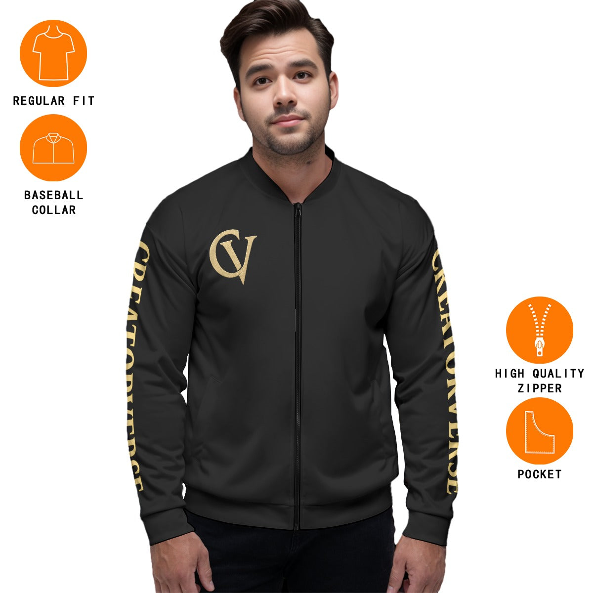 CreatorVerse - Unisex Bomber Jacket