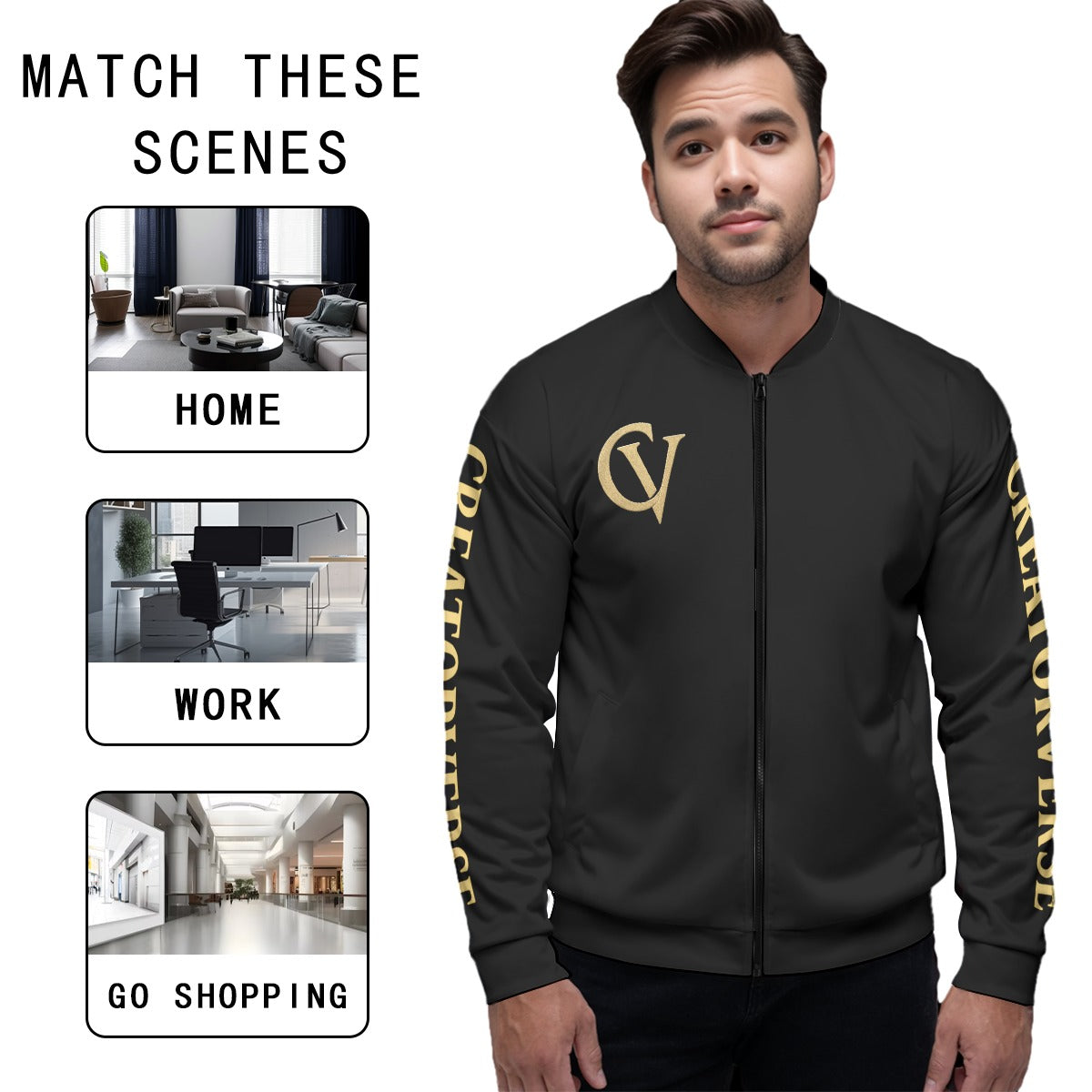 CreatorVerse - Unisex Bomber Jacket