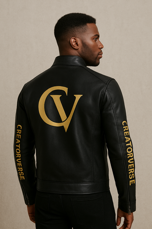 CreatorVerse - Pu Leather Jacket