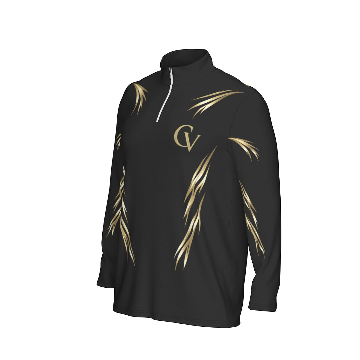 CV- Men's Sports Collar Jersey With Long Sleeve| Interlock