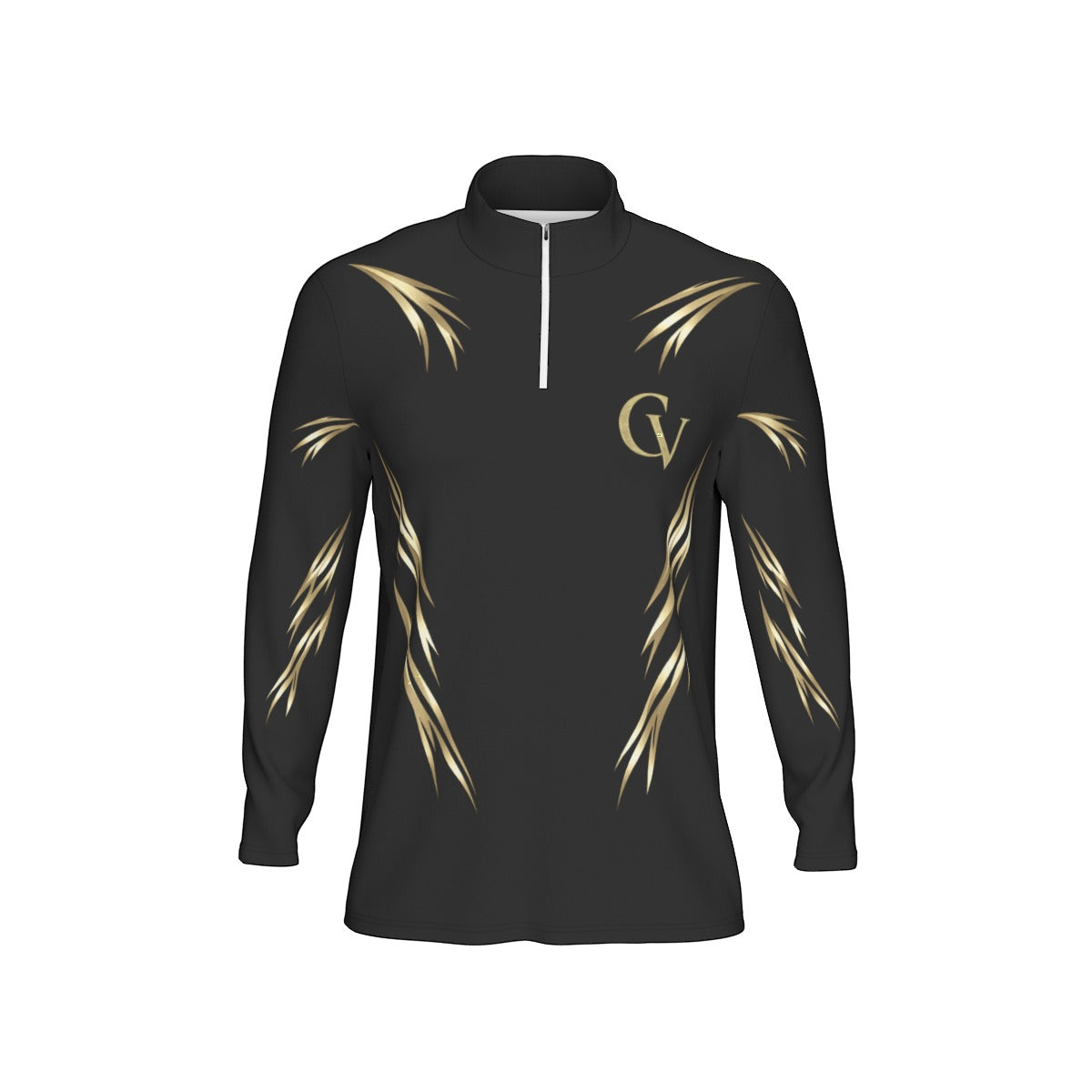 CV- Men's Sports Collar Jersey With Long Sleeve| Interlock