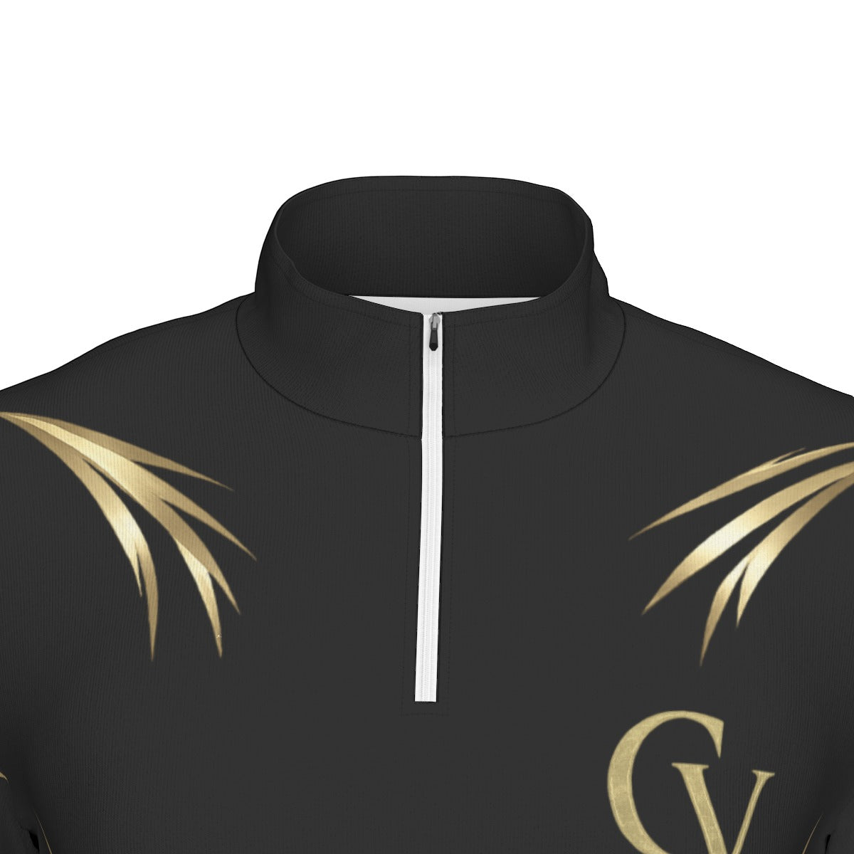 CV- Men's Sports Collar Jersey With Long Sleeve| Interlock
