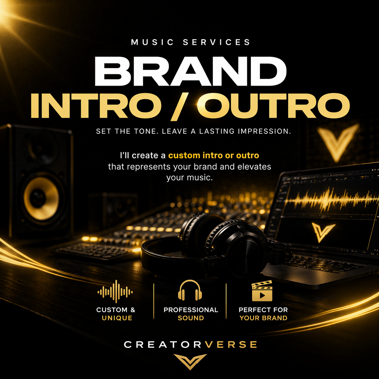 Brand Intro / Outro — Music Service