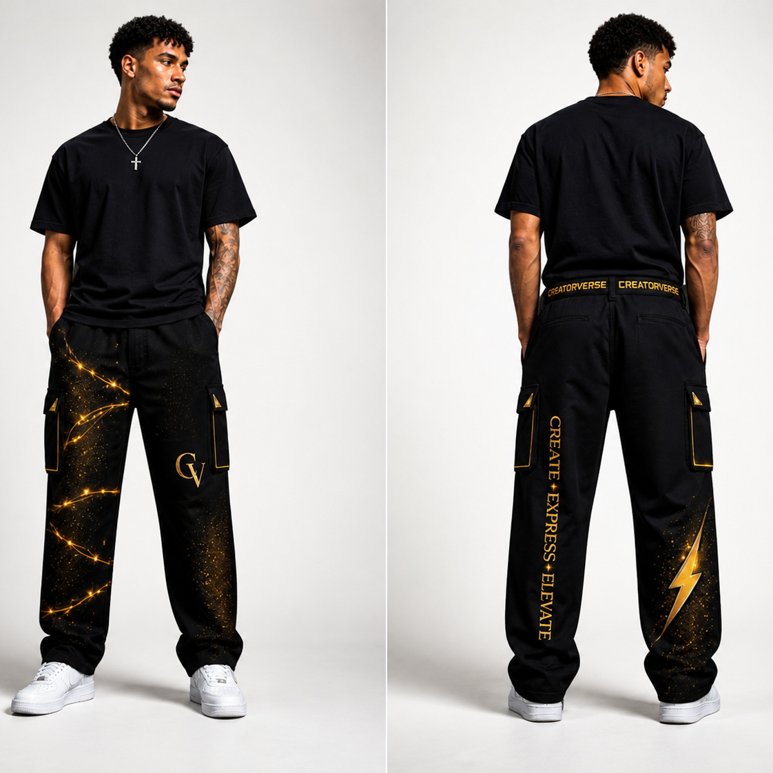 All-Over Print Men's Cargo Pants